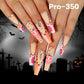 [Buy 6 Get 2]Promakepro 335~368 Press on Nails with Halloween Design 24PCS/Sets Reusable