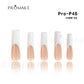 Promake French Classical -  100% Handmade Nails- Press On Nails- Elegance nails-Luxurious Nails-10 PCS with Glue,Coffin French Tips,Stiletto French Tips,Almond French Tips,Perfect for DIY Nail Art and Gifts-size -XS-XL