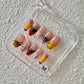Handmade Press-On Acrylic Nails, Reusable & Easy to Apply Fast, Complete Manicure Kit in Various Sizes, Nail Supplies