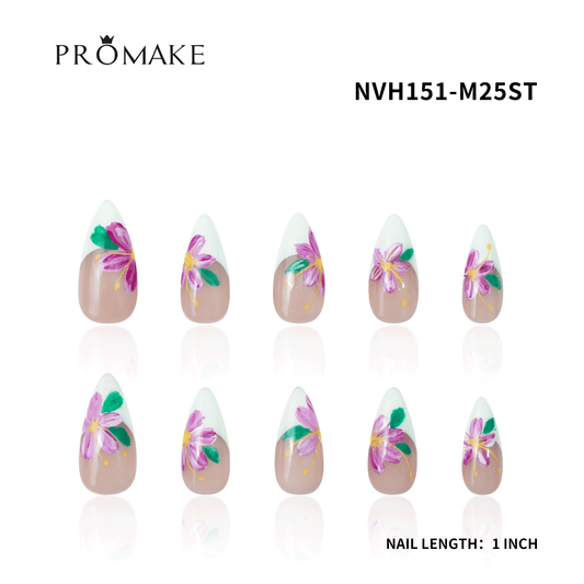 Promake New Drops 2 - New Luxury Handmade Press on Nails-Unique Design-High Quality Nails - With 2 Sets Nails Tools-XS-XL Size(副本)