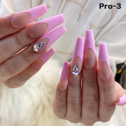 [Buy 6 Get 2]Promakepro Long-length 1-100 Press On Nails 24PCS/Sets Unique Design High Quality Reusable