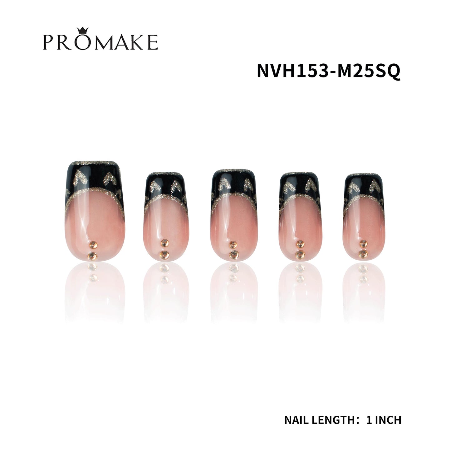 Promake Nails | New XS Size | 100% Handmade Luxury Nails-  Luxury Handmade Press on Nails-Nail Art Nail Care-With Nails Tools-Different Length