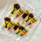 Promake Juneteenth Celebration Press-On Nails – Honor Freedom & Equality | Black History Month Gift