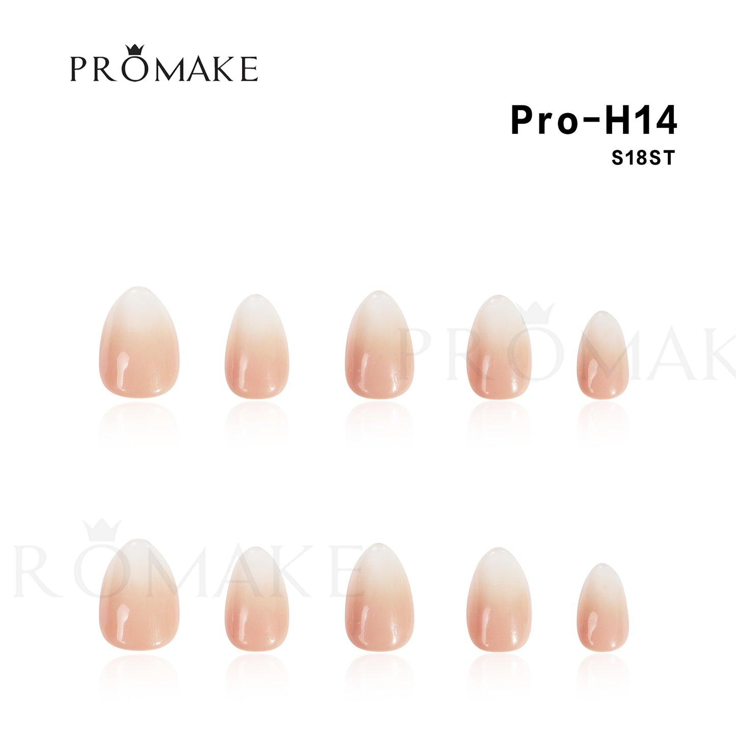 Promake Short Nails-  100% Handmade Luxury Nails-  Luxury Handmade Press on Nails-  Nail Art Nail Care-  With Nails Tools-0.7 Inch Length-  Children Nails