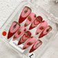 Promake | One Trending Luxury Handmade Press On Nails for Women, Reusable 3D Acrylic Fake Nails, Rhinestone & Unique Nail Art Designs, Multiple Shapes and Lengths, Ships from USA