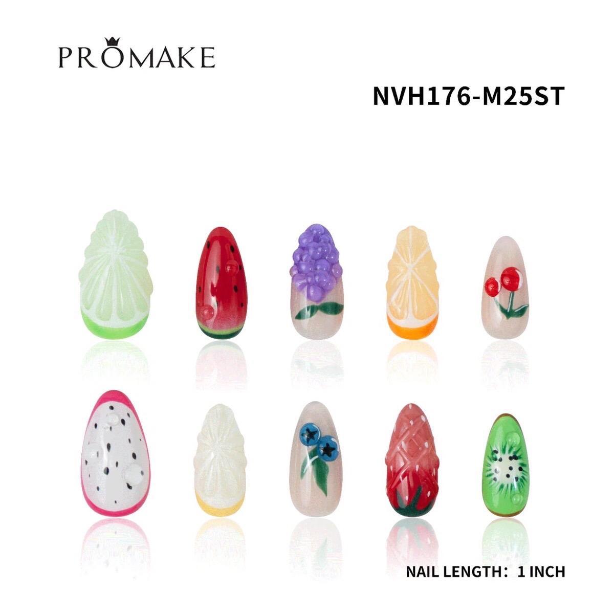Promake Nails | XS Size | 100% Handmade Luxury Nails-  Luxury Handmade Press on Nails-Nail Art Nail Care-With Nails Tools-Different Length