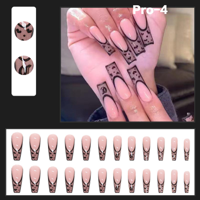 [Buy 6 Get 2]Promakepro Long-length 1-100 Press On Nails 24PCS/Sets Unique Design High Quality Reusable