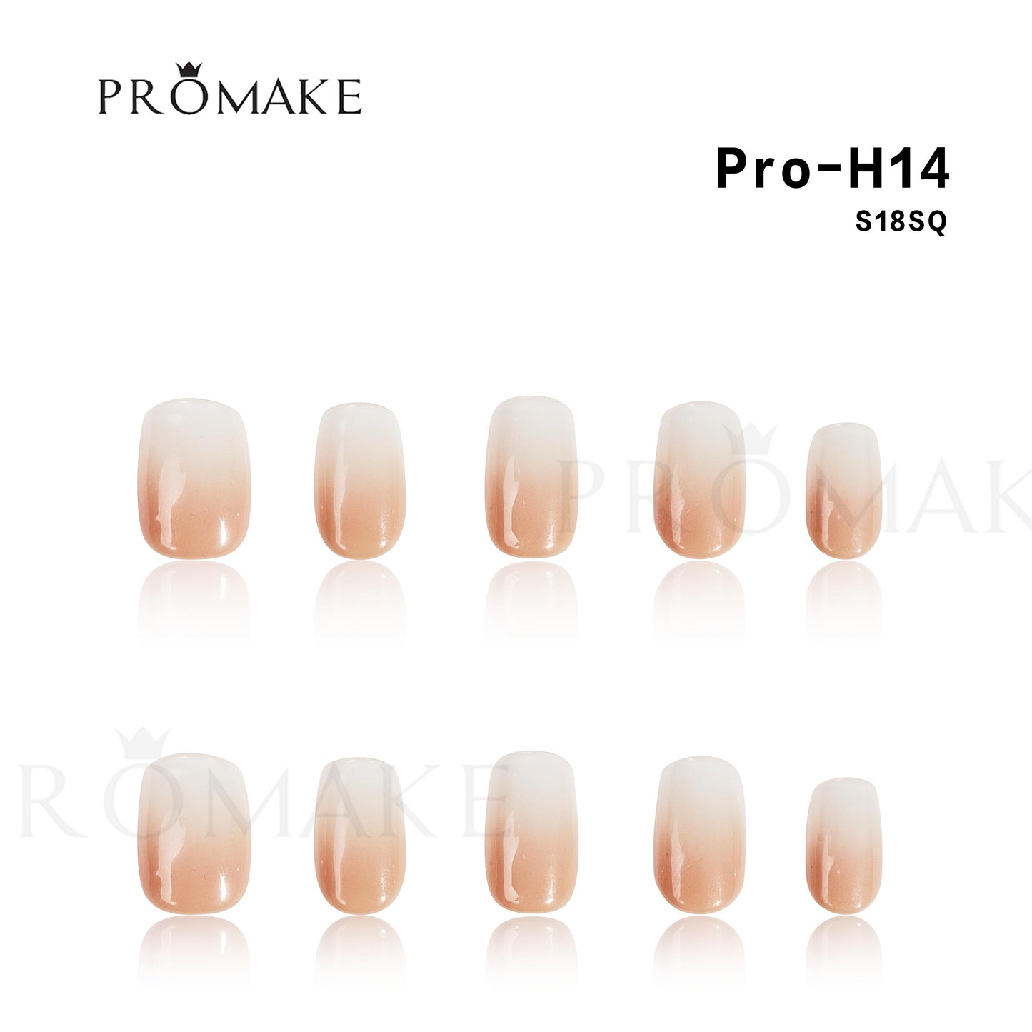 Promake Short Nails-  100% Handmade Luxury Nails-  Luxury Handmade Press on Nails-  Nail Art Nail Care-  With Nails Tools-0.7 Inch Length-  Children Nails