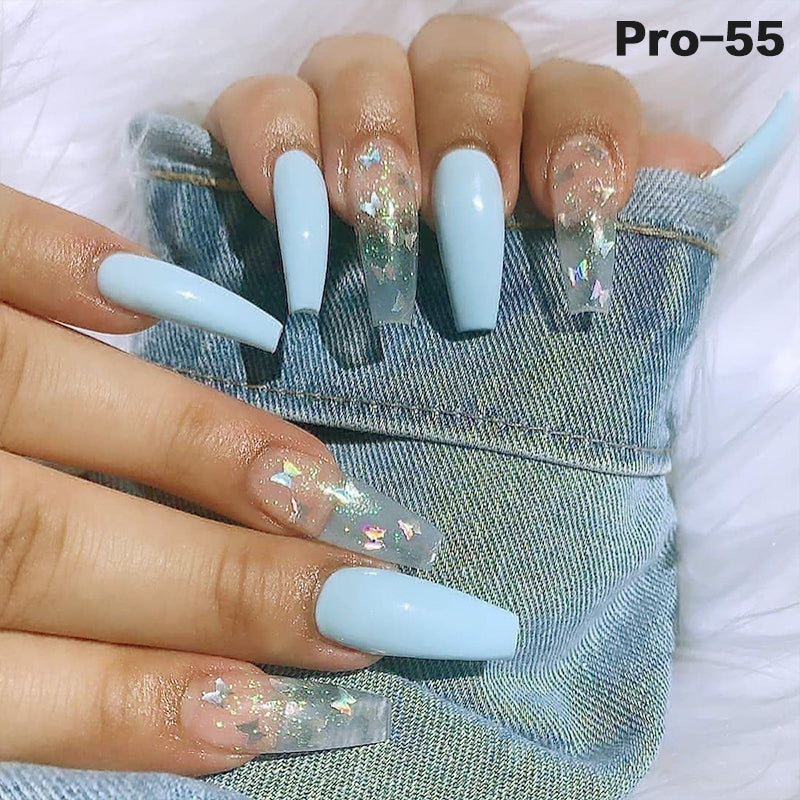 [Buy 6 Get 2]Promakepro Long-length 1-100 Press On Nails 24PCS/Sets Unique Design High Quality Reusable