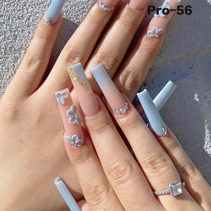 [Buy 6 Get 2]Promakepro Long-length 1-100 Press On Nails 24PCS/Sets Unique Design High Quality Reusable