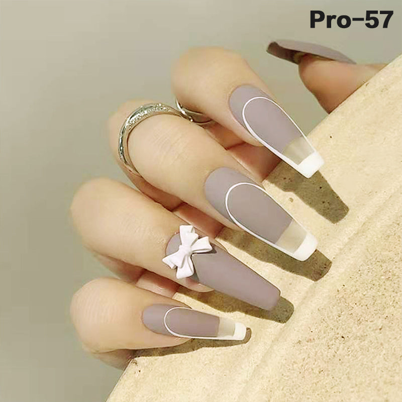 [Buy 6 Get 2]Promakepro Long-length 1-100 Press On Nails 24PCS/Sets Unique Design High Quality Reusable