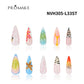 The Skincare Bakery x Promake Nails-   Luxury Handmade Press on Nails- Ice cream Design-  3D-  Hand Nails and Toe Nails- Nail Art Nail Care-With Nails Tools- Salon Quality-33MM Length-Long Length-S-LSize