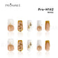 Promake [NV] 1inch /25MM- Luxury Handmade Press on Nails-Unique Design-High Quality Nails - With 4 Sets Nails Tools-Long Length-S-L Size