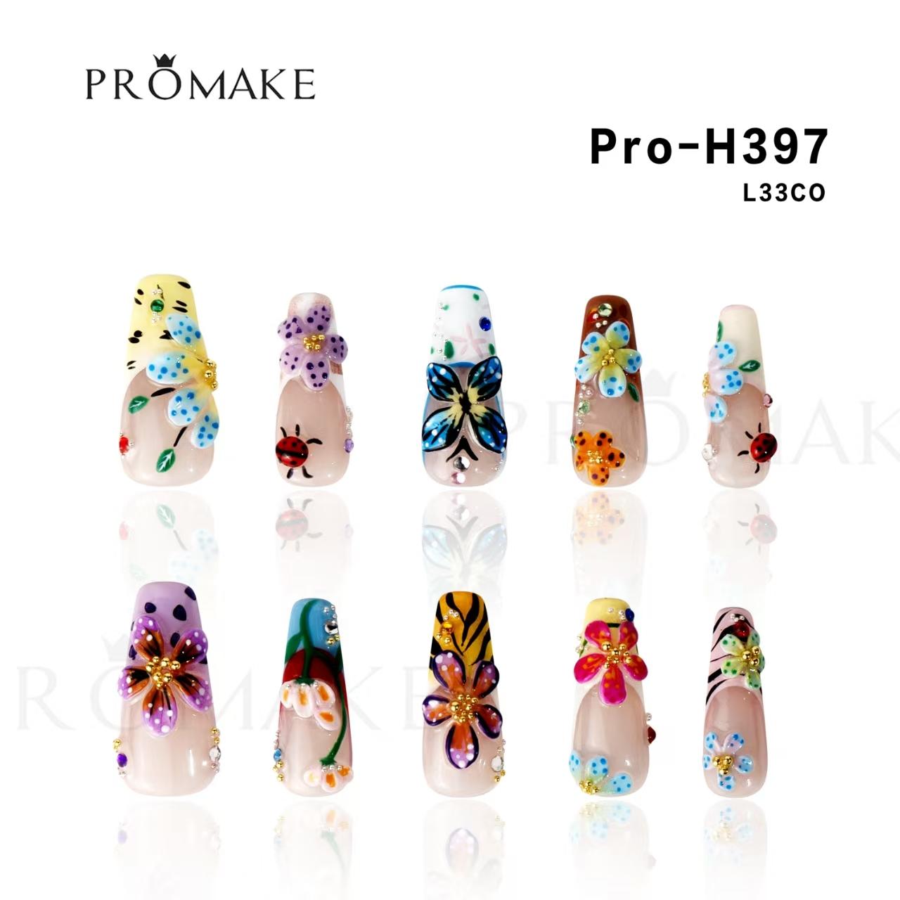 Promake Nails | New XS Size | 100% Handmade Luxury Nails-  Luxury Handmade Press on Nails-Nail Art Nail Care-With Nails Tools-Different Length
