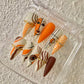 Promake Fall Muse Collection Luxury Handmade Women's Reusable 3D Acrylic Press On Nails - Cat Eye, Rhinestone, Unique Autumn Designs, Multiple Shapes & Lengths, Application Kit, Nail Art Supply