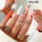 [Buy 6 Get 2]Promakepro Long-length 1-100 Press On Nails 24PCS/Sets Unique Design High Quality Reusable