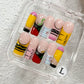 Promake | One Trending Luxury Handmade Press On Nails for Women, Reusable 3D Acrylic Fake Nails, Rhinestone & Unique Nail Art Designs, Multiple Shapes and Lengths, Ships from USA