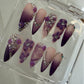 Promake | One Trending Luxury Handmade Press On Nails for Women, Reusable 3D Acrylic Fake Nails, Rhinestone & Unique Nail Art Designs, Multiple Shapes and Lengths, Ships from USA