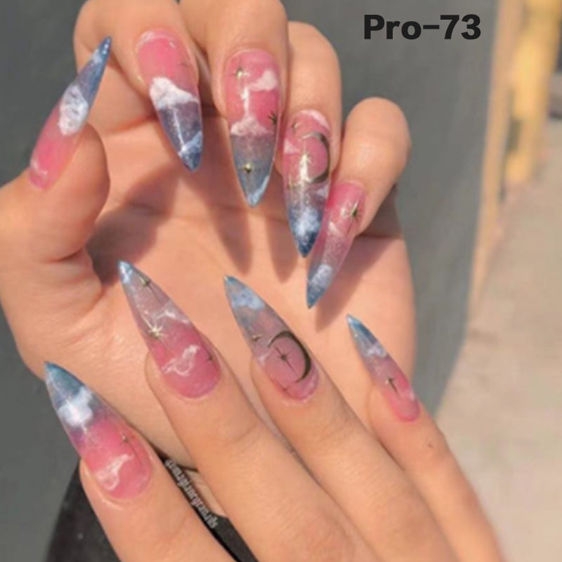 [Buy 6 Get 2]Promakepro Long-length 1-100 Press On Nails 24PCS/Sets Unique Design High Quality Reusable