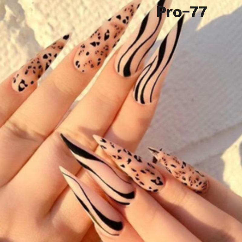 [Buy 6 Get 2]Promakepro Long-length 1-100 Press On Nails 24PCS/Sets Unique Design High Quality Reusable