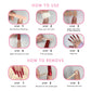 Promake Bubble bee  - Luxury Handmade Press on Nails- XS-XS size - Reusable Press on Nails Nail Stickers Instant - Cute Bee & Flower - Unique Design Nails Salon-Quality Nails -