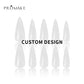 Custom Press-On Nails, Handmade Real Acrylic Set with Aurora Holographic Chrome and Glittering 3D Nail Art, Glittering Fake Nails