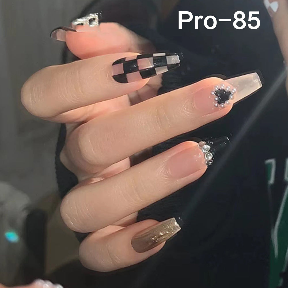 [Buy 6 Get 2]Promakepro Long-length 1-100 Press On Nails 24PCS/Sets Unique Design High Quality Reusable