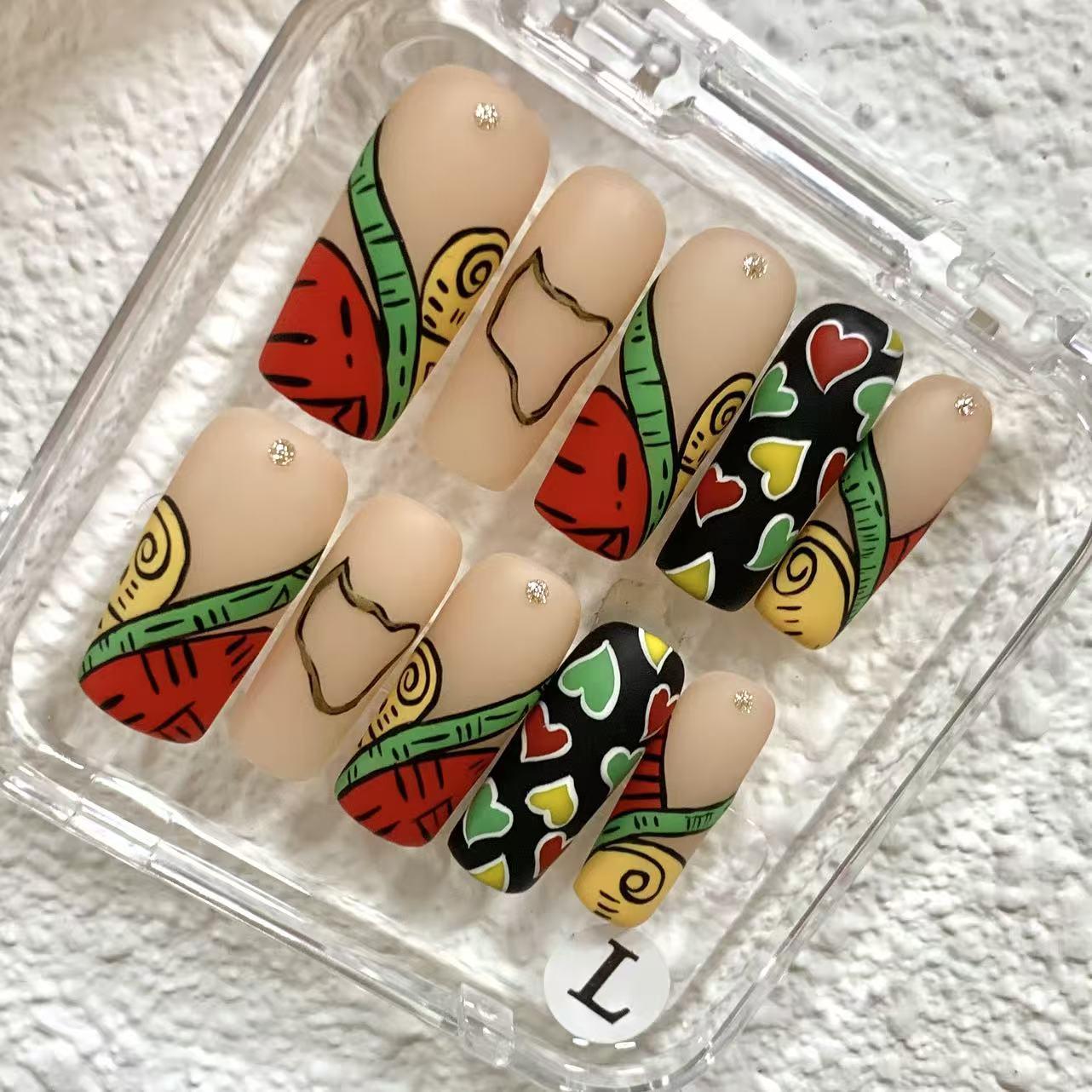 Promake Juneteenth Celebration Press-On Nails – Honor Freedom & Equality | Black History Month Gift