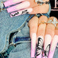 [Buy 6 Get 2]Promakepro Long-length 1-100 Press On Nails 24PCS/Sets Unique Design High Quality Reusable