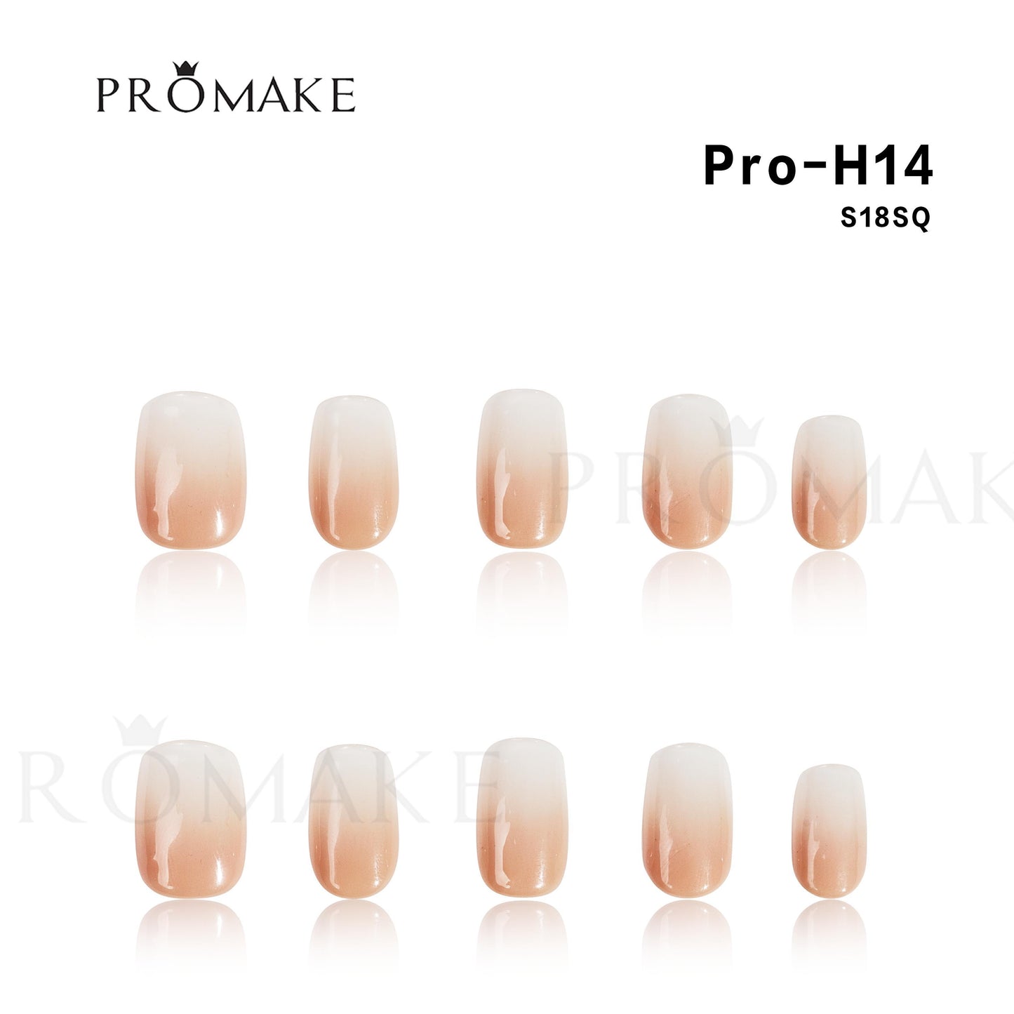 Promake Short Nails-  100% Handmade Luxury Nails-  Luxury Handmade Press on Nails-  Nail Art Nail Care-  With Nails Tools-0.7 Inch Length-  Children Nails