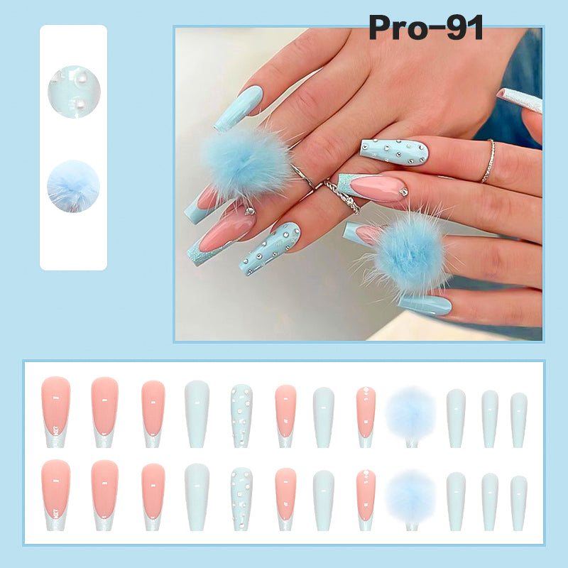 [Buy 6 Get 2]Promakepro Long-length 1-100 Press On Nails 24PCS/Sets Unique Design High Quality Reusable