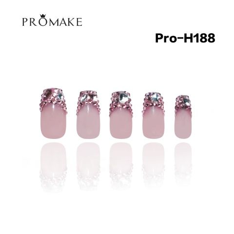 Promake 1 Inch Length Nails-  Luxury Handmade Press on Nails-Nail Art Nail Care-With Nails Tools- 33MM Length Super Long Length - XS-XL Size