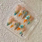 Promake Fall Muse Collection Luxury Handmade Women's Reusable 3D Acrylic Press On Nails - Cat Eye, Rhinestone, Unique Autumn Designs, Multiple Shapes & Lengths, Application Kit, Nail Art Supply