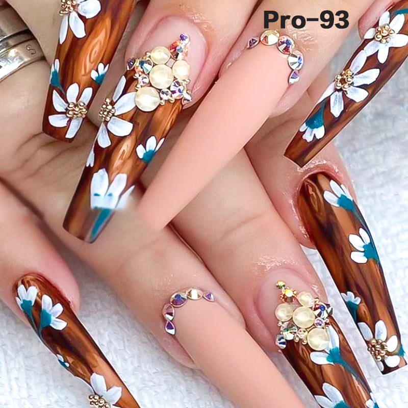 [Buy 6 Get 2]Promakepro Long-length 1-100 Press On Nails 24PCS/Sets Unique Design High Quality Reusable
