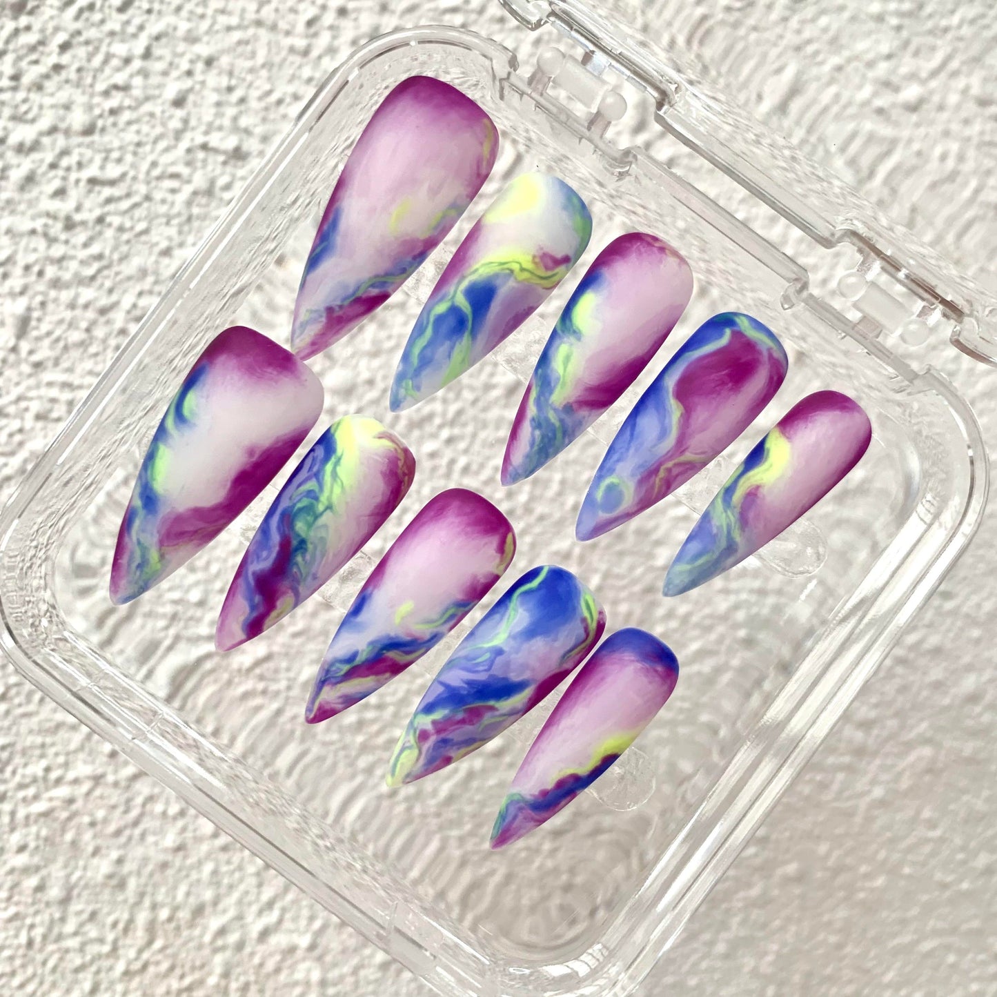 Promake Summer Paradise Collection - Luxury Handmade Press On Nails, 2026 New Summer Nail Inspo Designs for Beach Vacation, Pool Day