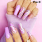 [Buy 6 Get 2]Promakepro Long-length 1-100 Press On Nails 24PCS/Sets Unique Design High Quality Reusable