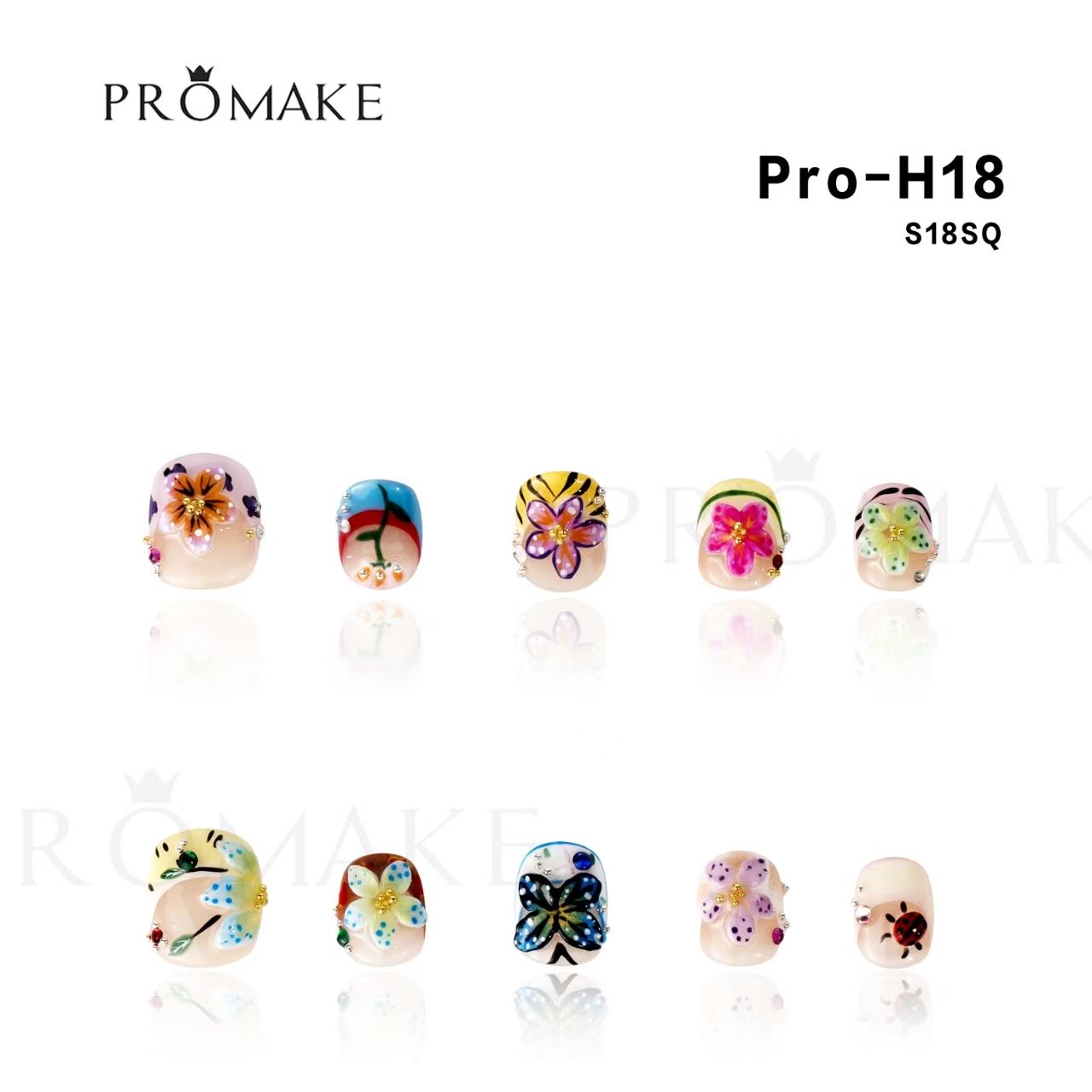 Promake Nails | XS Size | 100% Handmade Luxury Nails-  Luxury Handmade Press on Nails-Nail Art Nail Care-With Nails Tools-Different Length