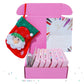 Promake Press on Nails with Christmas Design  6 Packs (144 Pcs) Reuseable Nails wtih Nail tools