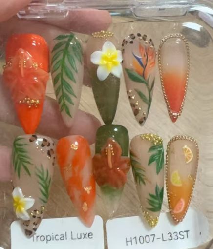 Promake 2026 SUMMER COLLETION  - New Luxury Handmade Press on Nails-Unique Design-High Quality Nails - With 2 Sets Nails Tools-XS-XL Size