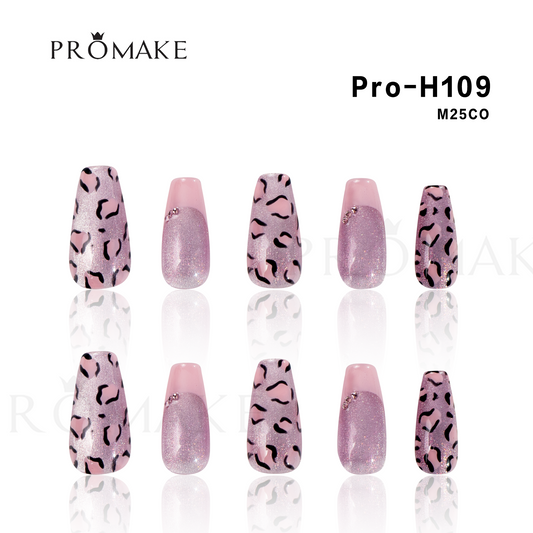 Promake Luxury - Mid-Length H101-H120 - Handmade Press On Nails 10PCS Reuseable Nails wtih Nail tools