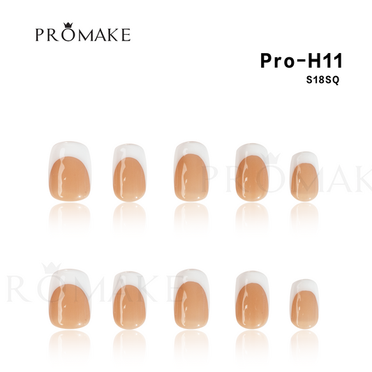 Promake Luxury - Short Length H01-H27 - Handmade Press On Nails Reusable 10PCS
