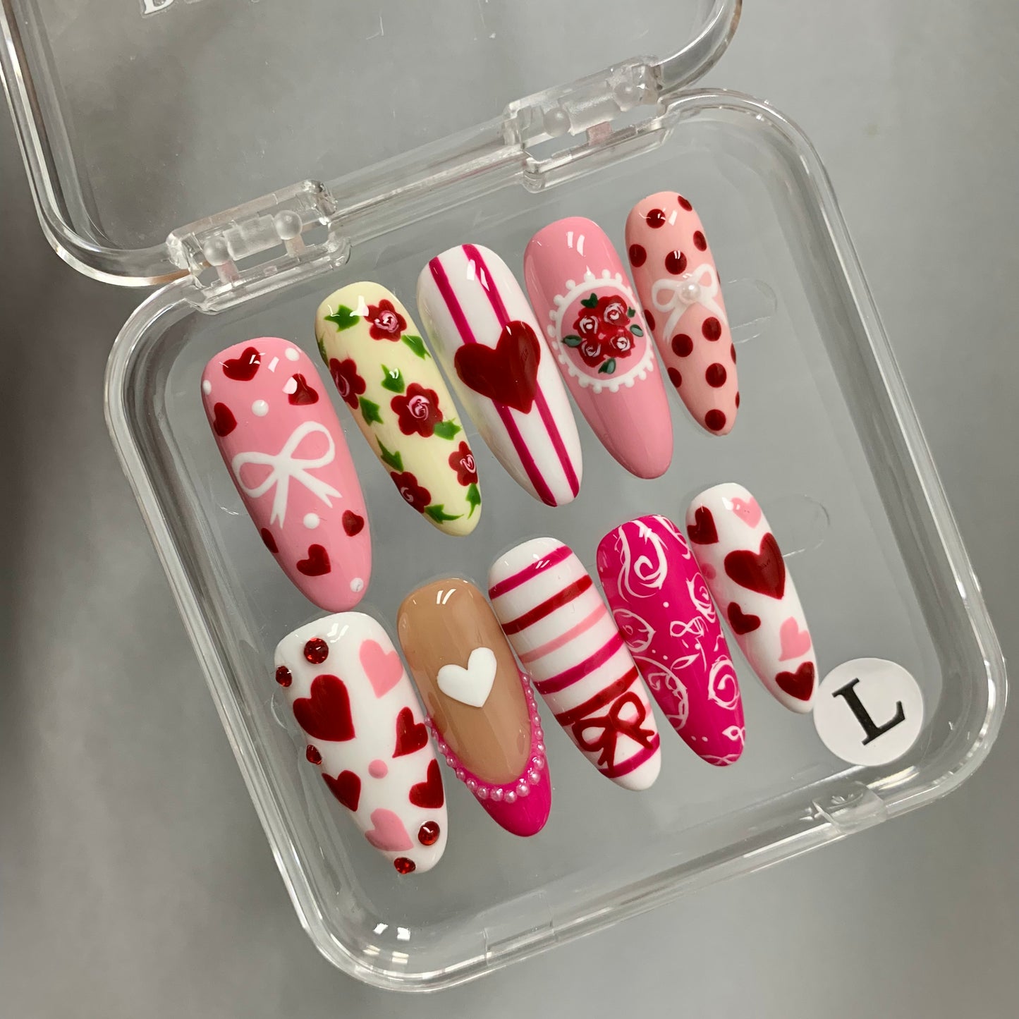 Promake Fall Muse Collection Luxury Handmade Women's Reusable 3D Acrylic Press On Nails - Cat Eye, Rhinestone, Unique Autumn Designs, Multiple Shapes & Lengths, Application Kit, Nail Art Supply