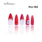 Promake Luxury - Mid-Length H141-H160 - Handmade Press On Nails 10PCS Reuseable Nails wtih Nail tools