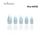 Promake Luxury French Tips Press on Nails Medium Length 25-28mm two part