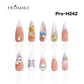 Promake SuperLuxury - H235-H509 - Custom Handmade Press On Nails 10PCS Reuseable Nails wtih Nail tools