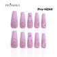 Promake SuperLuxury - H235-H509 - Custom Handmade Press On Nails 10PCS Reuseable Nails wtih Nail tools