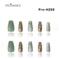 Promake Luxury - Mid-Length H246-H272 - Handmade Press On Nails 10PCS Reuseable Nails wtih Nail tools