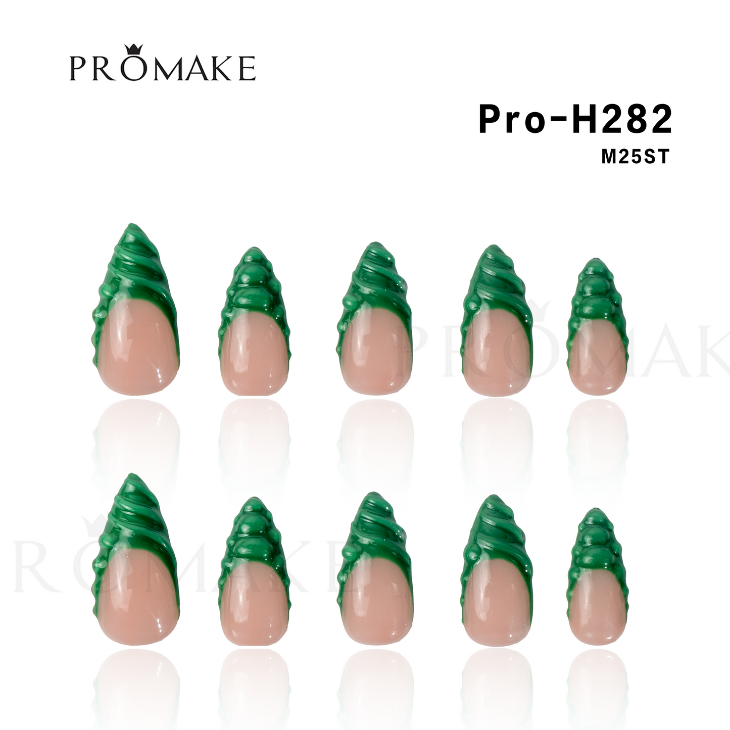 [NEW ARRIVAL] Promake Christmas design！- Custom Handmade Press On Nails 10PCS Reuseable Nails wtih Nail tools