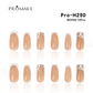 [New Arrival] Promake Luxury - Mid-Length H241-H294- Handmade Press On Nails 10PCS Reuseable Nails wtih Nail tools