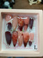 Promake Luxury - Long length - H301-H315 - Custom Handmade Press On Nails 10PCS Reuseable Nails wtih Nail tools